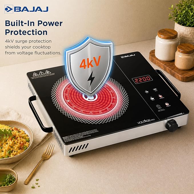 BAJAJ IRX 220F Infrared Induction Cooktop