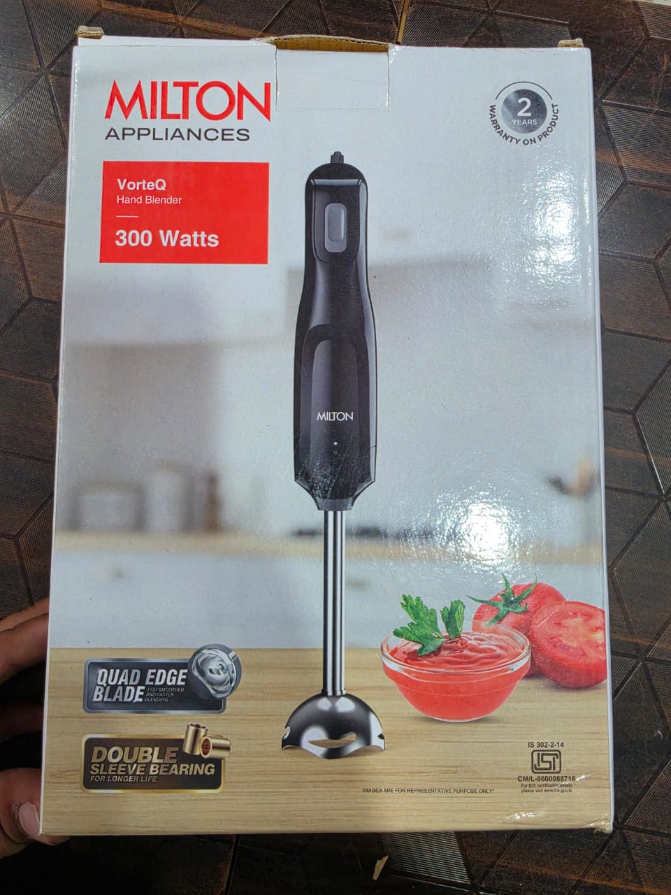 Milton VorteQ Hand Blender – 300W