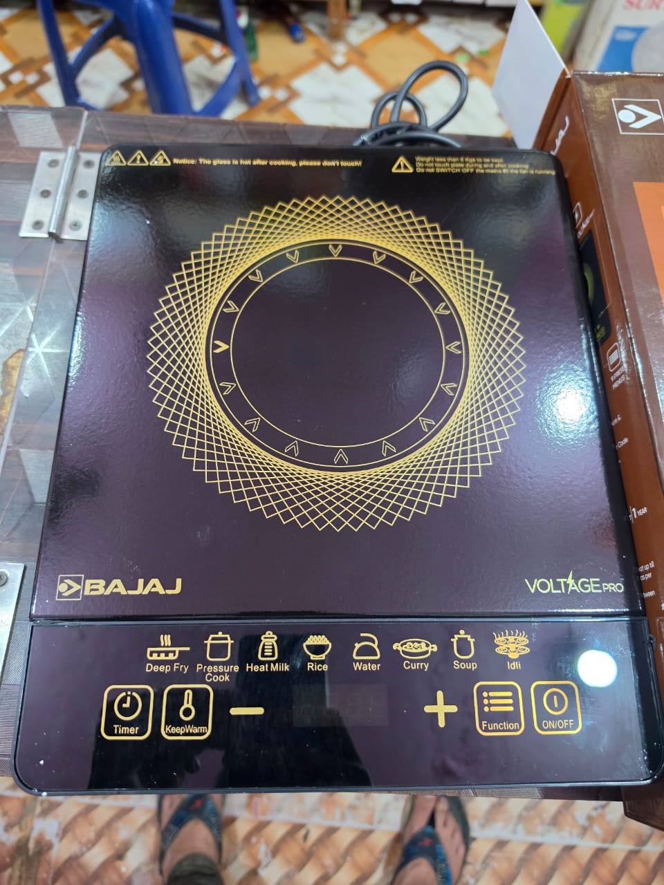 Bajaj ICX 190FS Induction Stove – 1900W