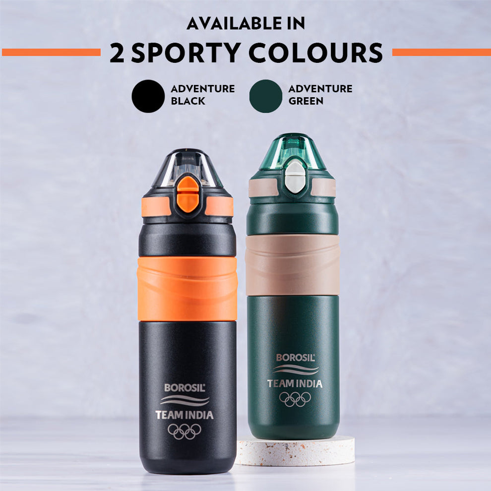 Borosil Adventure 560 insulated steel bottle